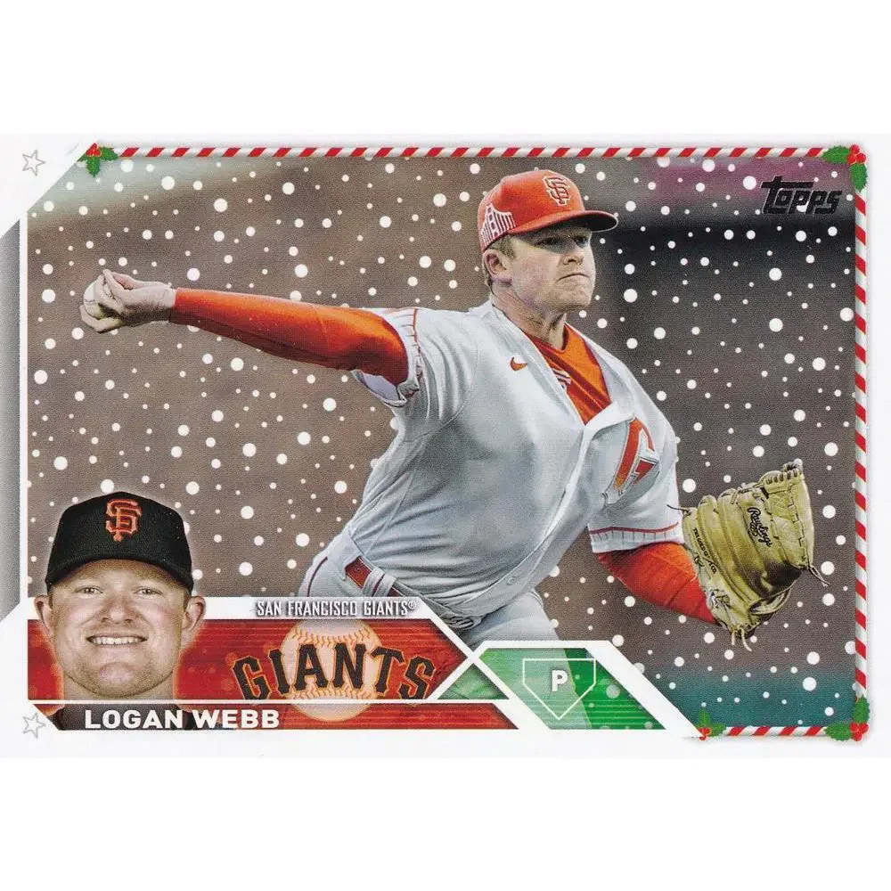 2023 Topps Holiday Logan Webb H168 San Francisco Giants